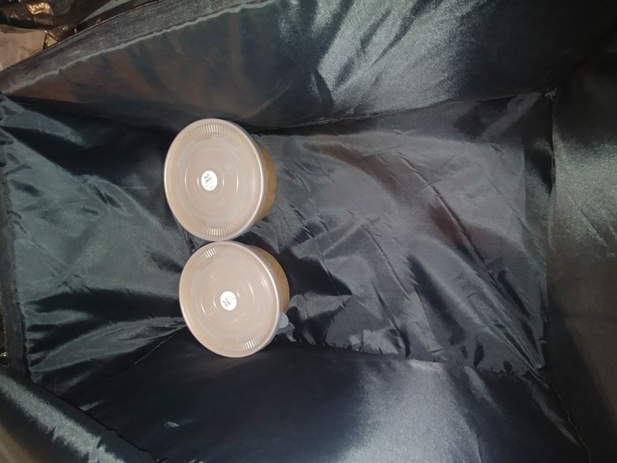 Cold and heat retainer bag modified for delivery boxes model. 1420001