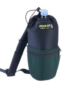 Insulated 2L carrier for carrying a bottle on the back with a front pocket - Model 140030